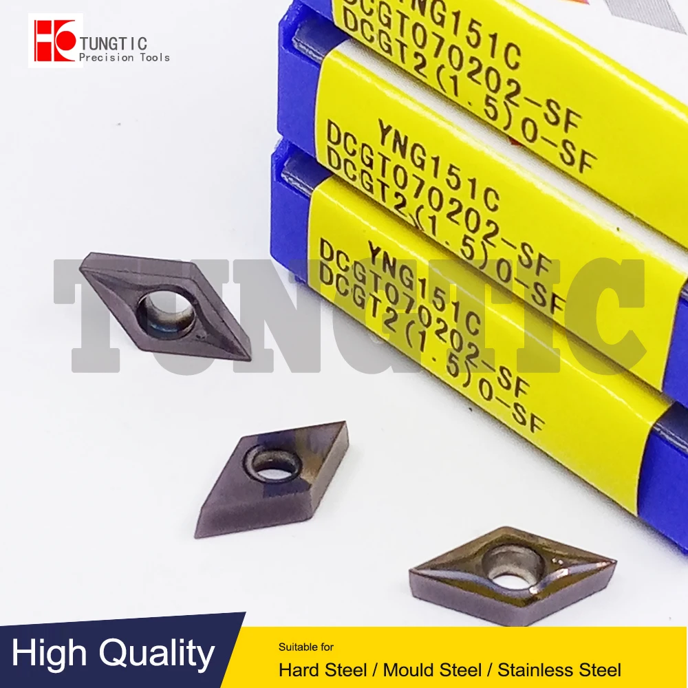 DCGT070202-SF YNG151C DCGT2(1.5)0-SF DCGX 070202 Carbide Turning Cutter Lathe Tools Inserts Machining Metal
DCGT070202-SF YNG151C DCGT2(1.5)0-SF DCGX 070202 Carbide Turning Cutter Lathe Tools Inserts Machining Metal