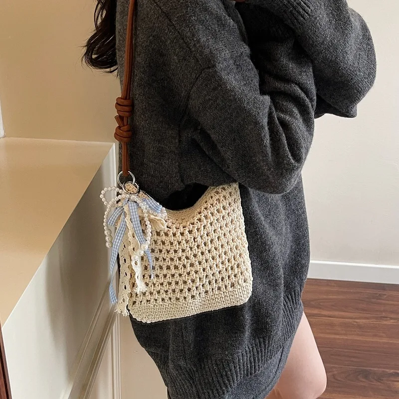 Women's Summer Hollow Out Knitted Beach Bag Large Capacity Crochet Shoulder Crossbody Tote Casual Bohemian Vacation
Women's Summer Hollow Out Knitted Beach Bag Large Capacity Crochet Shoulder Crossbody Tote Casual Bohemian Vacation