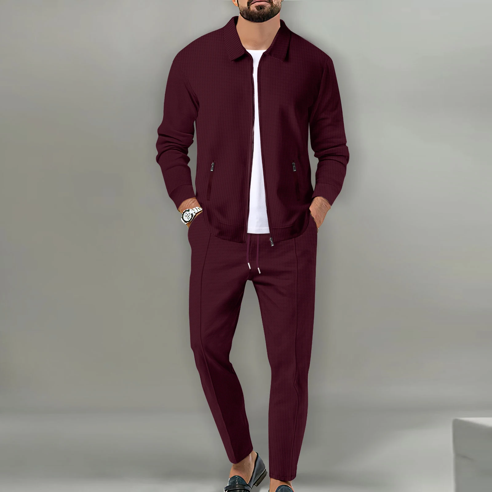 2025 Coat for men Spring and Autumn Youth Fouge zipper pocket lapel slim cardigan men's jacket Long sleeve jacket pants suit
2025 Coat for men Spring and Autumn Youth Fouge zipper pocket lapel slim cardigan men's jacket Long sleeve jacket pants suit