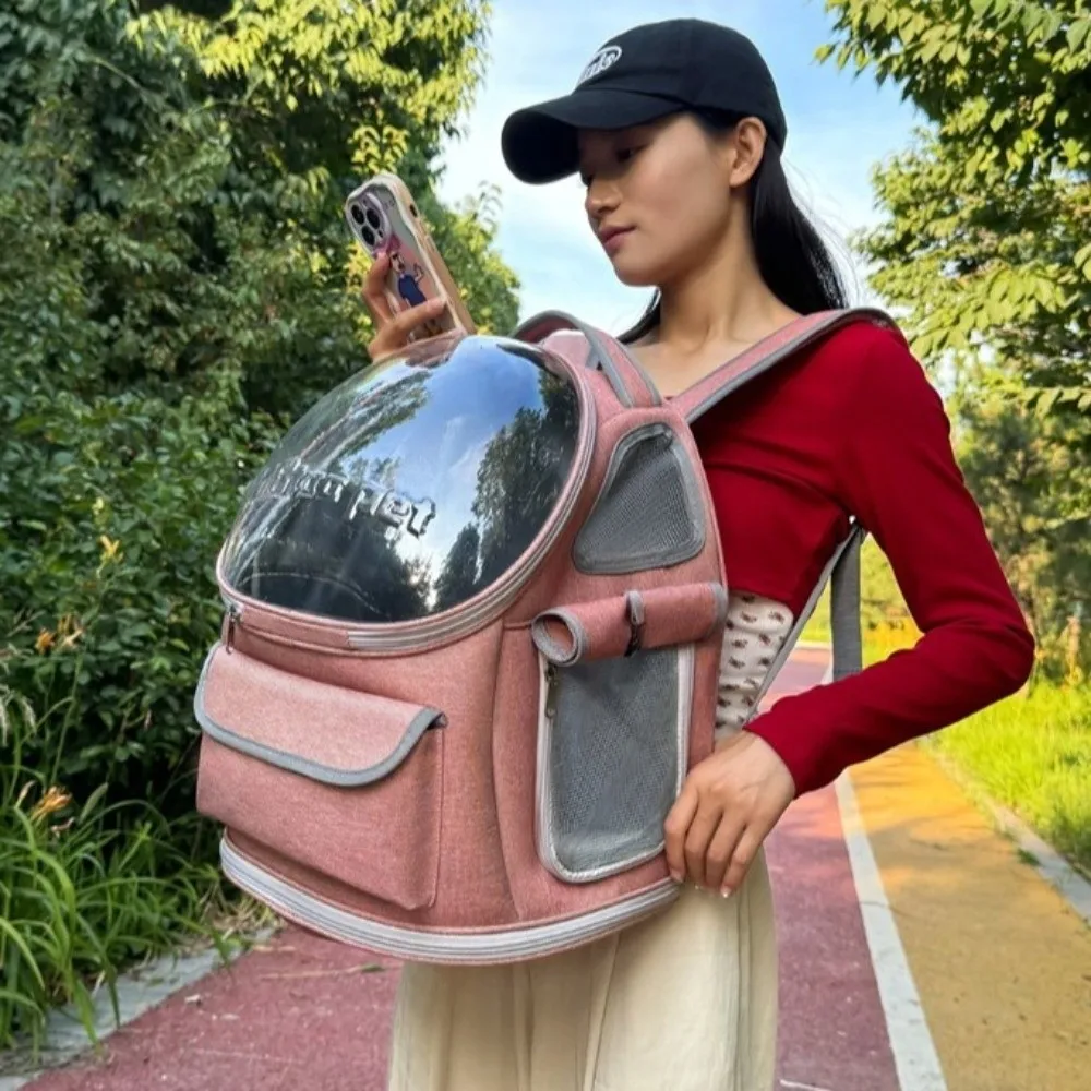 Рюкзак-переноска для кошек большой вместимости, прозрачный, дышащий, портативный, с регулируемыми ремнями, сумка для животных для прогулок
Рюкзак-переноска для кошек большой вместимости, прозрачный, дышащий, портативный, с регулируемыми ремнями, сумка для животных для прогулок