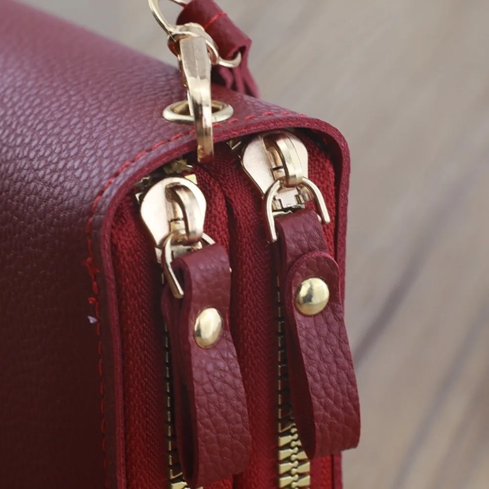 High Quality Double Zipper Long Wallet Large Capacity Multifunctional Card Holder PU Leather Purse Women
High Quality Double Zipper Long Wallet Large Capacity Multifunctional Card Holder PU Leather Purse Women