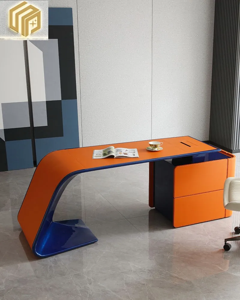 Modern luxury desk, high-end design, Italian writing desk, home leather computer desk, study furniture, simple
Modern luxury desk, high-end design, Italian writing desk, home leather computer desk, study furniture, simple