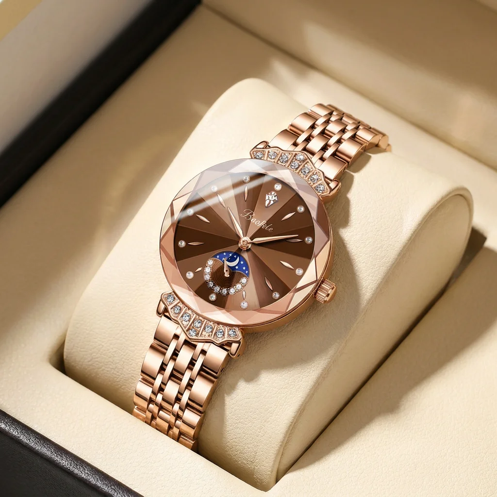 1pcs Women's coffee dial alloy strap vintage fashion classic fashion details Quartz Watch for business party holiday
1pcs Women's coffee dial alloy strap vintage fashion classic fashion details Quartz Watch for business party holiday
