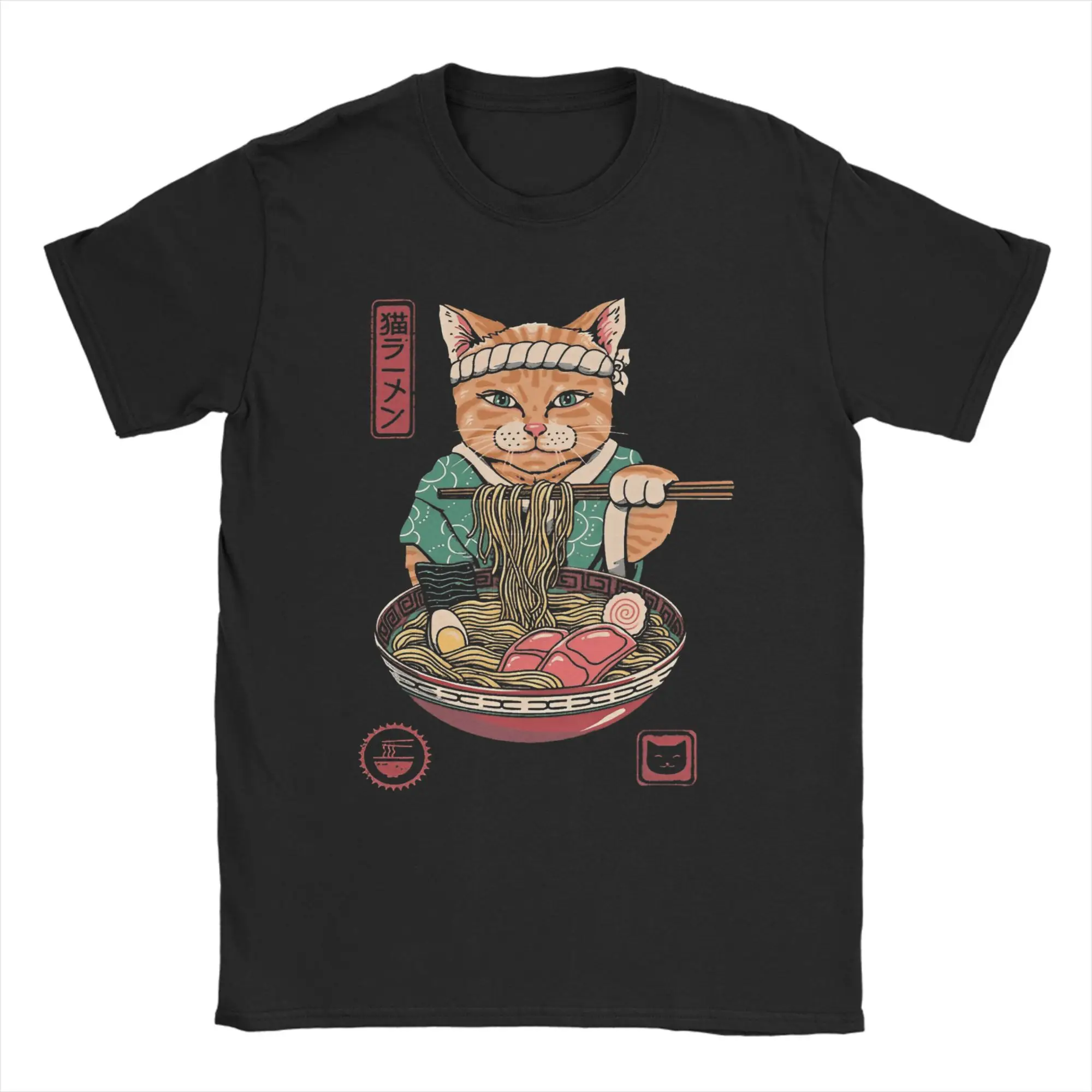 Neko Ramen Cat T-Shirt Men Awesome Cotton Tees O Neck Short Sleeve T Shirt Adult Clothes
Neko Ramen Cat T-Shirt Men Awesome Cotton Tees O Neck Short Sleeve T Shirt Adult Clothes