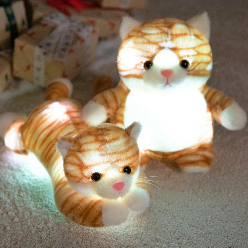 Kawaii Creative Night Light LED Lovely Cat Stuffed Toy and Plush Toys Doll Best Birthday Christmas Gift for Kids Children Friend
Kawaii Creative Night Light LED Lovely Cat Stuffed Toy and Plush Toys Doll Best Birthday Christmas Gift for Kids Children Friend