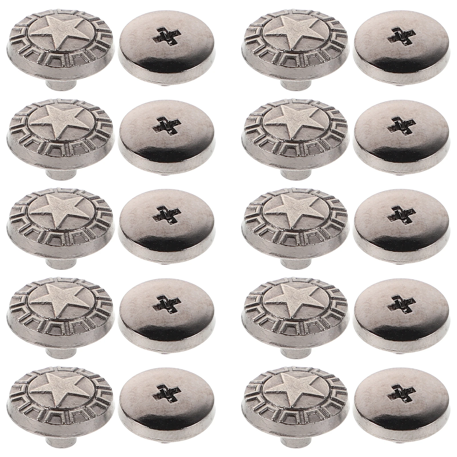 1 set Men Sandals Rivet Repair Accessories Silver Alloy Turnbuckle Adjustable Metal Shoe Parts for DIY Projects
1 set Men Sandals Rivet Repair Accessories Silver Alloy Turnbuckle Adjustable Metal Shoe Parts for DIY Projects