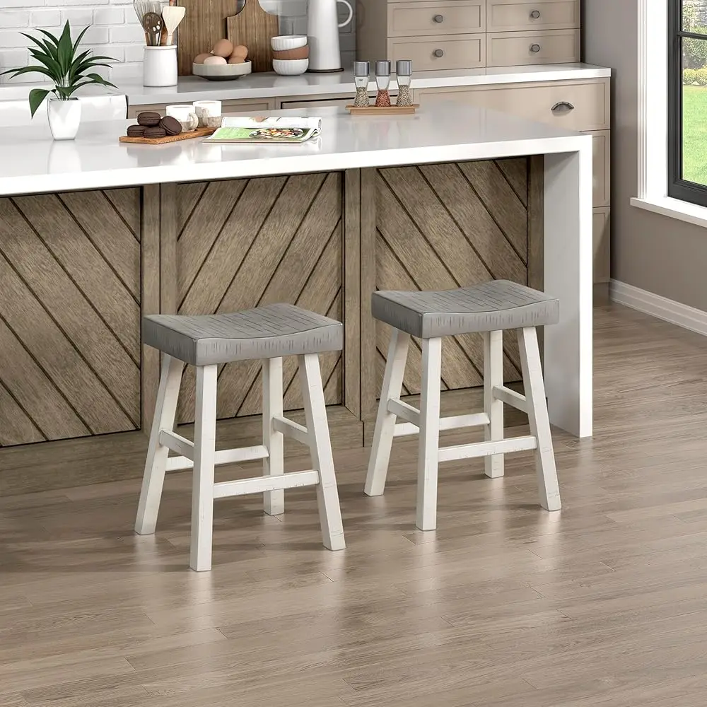 Free ShippingCounter Height Stools Set of 2 - Solid Wood Counter Stools with Footrest, Armless Kitchen Chairs for Island, Living
Free ShippingCounter Height Stools Set of 2 - Solid Wood Counter Stools with Footrest, Armless Kitchen Chairs for Island, Living