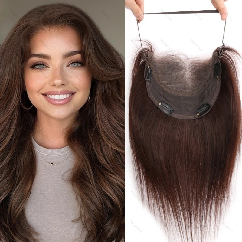 Hairline Glueless Lace Topper Real Human Hair Chocolate Brown Lace Front Toppers for High Foreheads HD Lace Topper Elastic Band
Hairline Glueless Lace Topper Real Human Hair Chocolate Brown Lace Front Toppers for High Foreheads HD Lace Topper Elastic Band