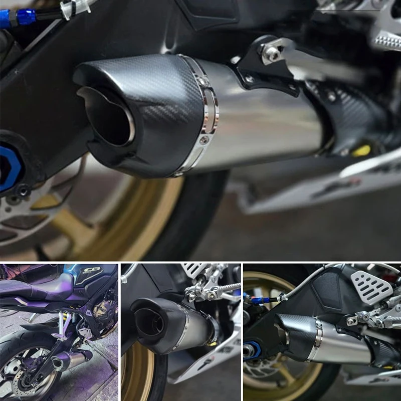 For ZX6R R1 R3 Ninja250 MT09 MT07 Z90051MM Universal Motorcycle Exhaust Pipe AT2 Muffler Escape Moto
For ZX6R R1 R3 Ninja250 MT09 MT07 Z90051MM Universal Motorcycle Exhaust Pipe AT2 Muffler Escape Moto