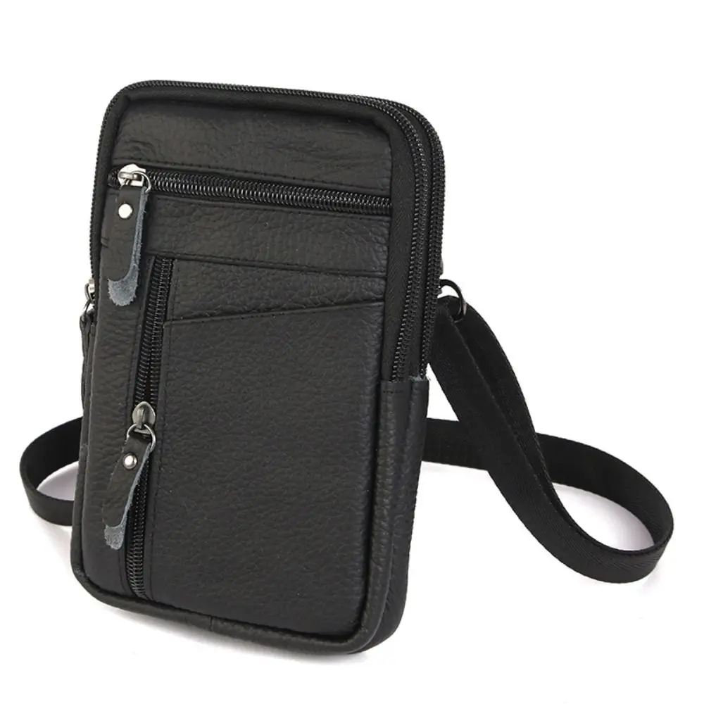 Genuine Leather Crossbody Phone Bag Large Capacity Single/Double Layer Phone Chest Bag Charming Universal Messenger Bag Men's
Genuine Leather Crossbody Phone Bag Large Capacity Single/Double Layer Phone Chest Bag Charming Universal Messenger Bag Men's