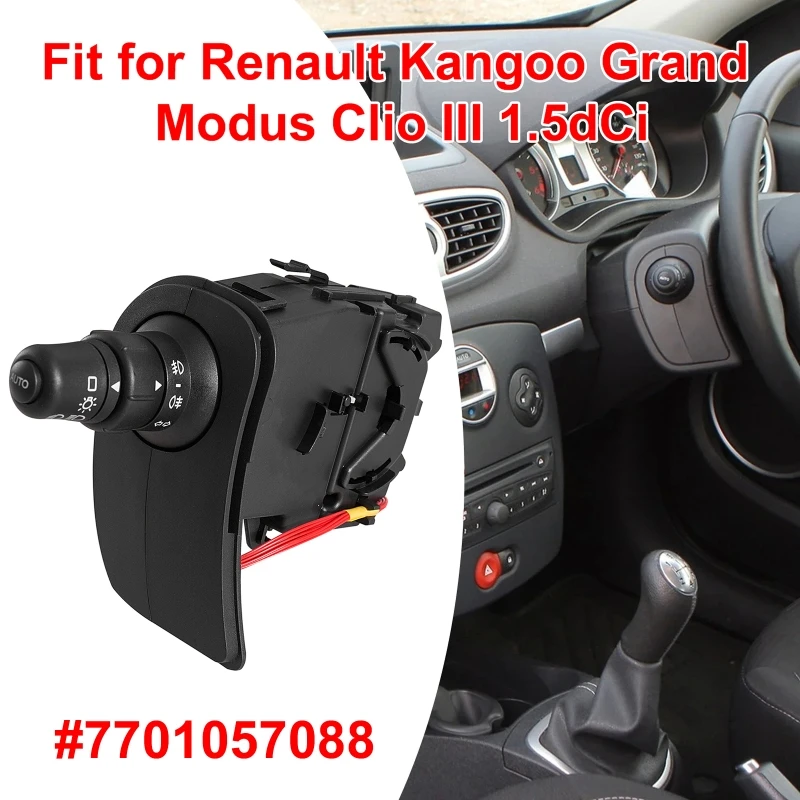 Car Headlight Light Indicator Stalk Switch fit for Renault Kangoo Grand Modus Clio III 1.5dCi #7701057088
Car Headlight Light Indicator Stalk Switch fit for Renault Kangoo Grand Modus Clio III 1.5dCi #7701057088