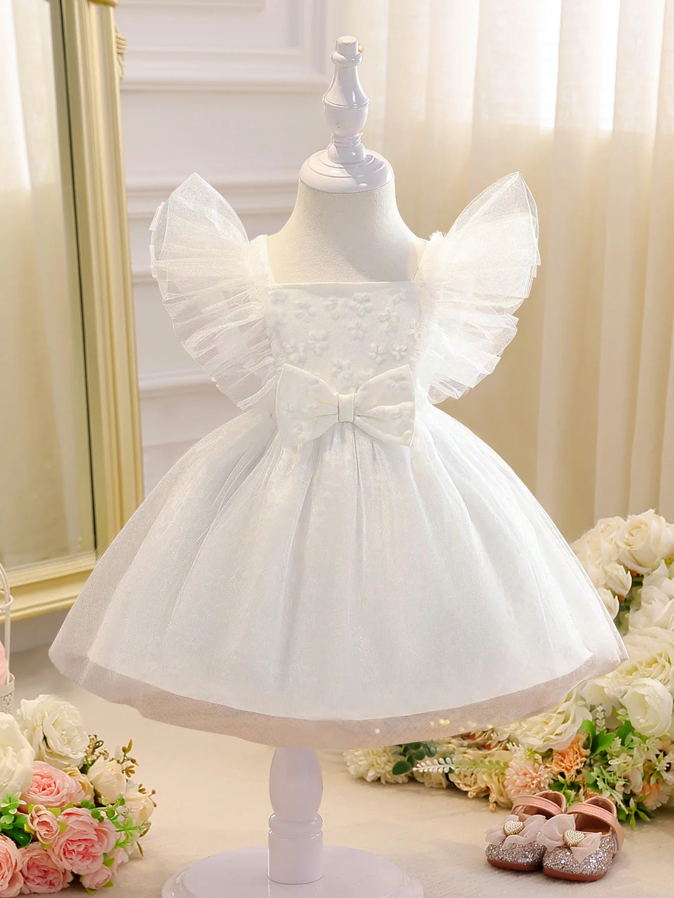 Baby Girl Summer Princess Dress Bow Tulle Puff - Ramadan/Valentine's Day/Birthday Gift, Sweet Cute for Daily/Party
Baby Girl Summer Princess Dress Bow Tulle Puff - Ramadan/Valentine's Day/Birthday Gift, Sweet Cute for Daily/Party