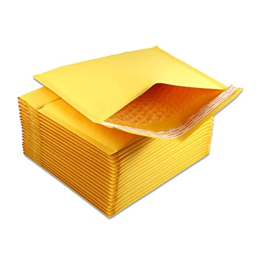 5 Size #CD 7.25 x 8 Kraft Bubble Mailers Self Sealing Bulk Padded Shipping Supplies Packaging Envelopes Bags CD 7.25 inches by
5 Size #CD 7.25 x 8 Kraft Bubble Mailers Self Sealing Bulk Padded Shipping Supplies Packaging Envelopes Bags CD 7.25 inches by
