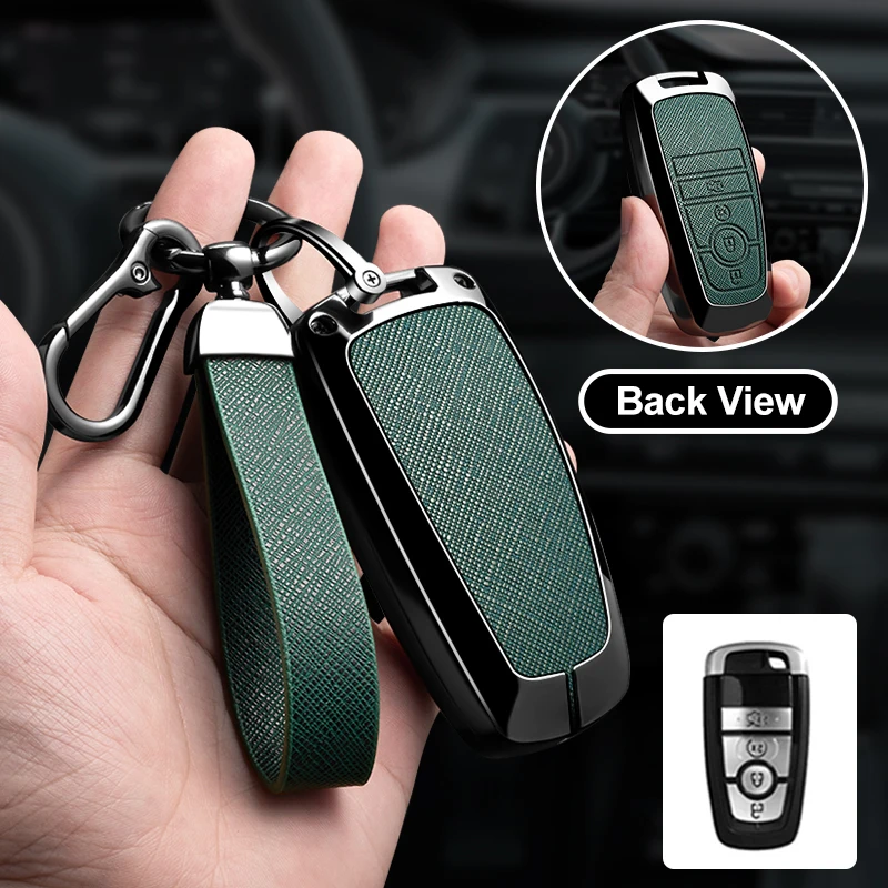 Zinc Alloy Leather Car Remote Key Case Cover For Ford Fusion Mustang Expedition F-450 F-350F150 Edge Explorer Mondeo Mk5 Focus
Zinc Alloy Leather Car Remote Key Case Cover For Ford Fusion Mustang Expedition F-450 F-350F150 Edge Explorer Mondeo Mk5 Focus