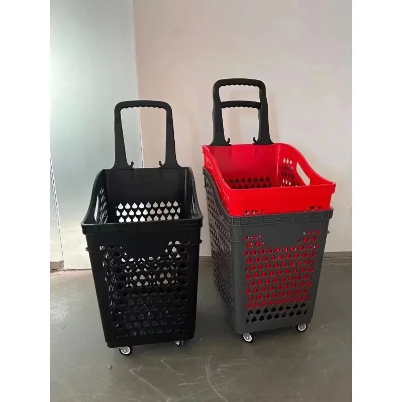 Supermarket Plastic Trolley Shopping Basket With Wheels Handle Carrying Shopping Basket With Wheels Plastic Supermarket Basket
Supermarket Plastic Trolley Shopping Basket With Wheels Handle Carrying Shopping Basket With Wheels Plastic Supermarket Basket