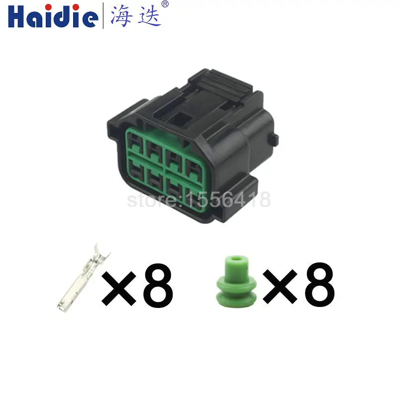8 PinWay Female Automotive Headlight Plug Connector With Terminal HP066-08021 HP075-08030
8 PinWay Female Automotive Headlight Plug Connector With Terminal HP066-08021 HP075-08030