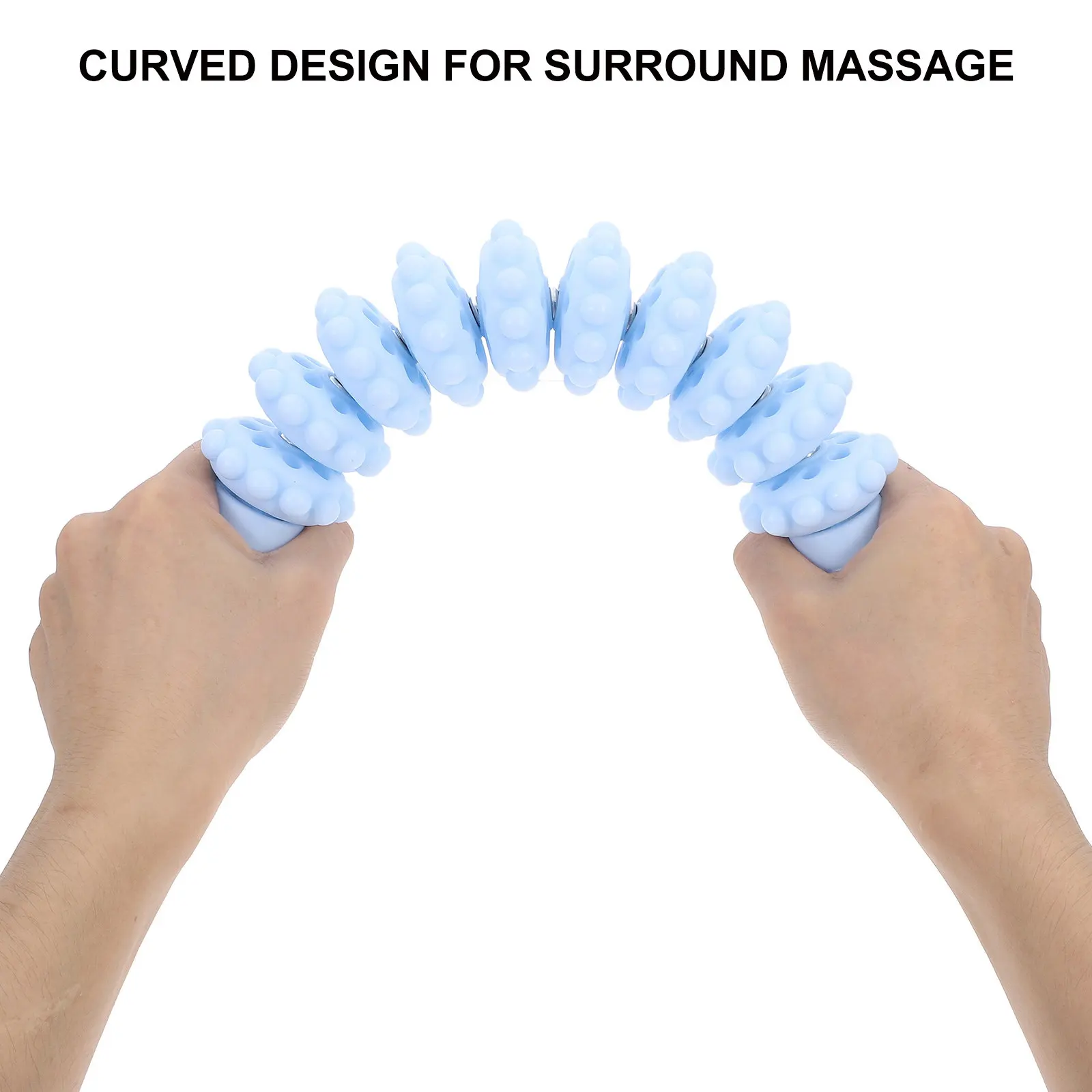 Back Massage Roller Muscle Massager Portable Lightweight Body Massager Tool for Home Exercise Stretching and Muscle Relaxation
Back Massage Roller Muscle Massager Portable Lightweight Body Massager Tool for Home Exercise Stretching and Muscle Relaxation