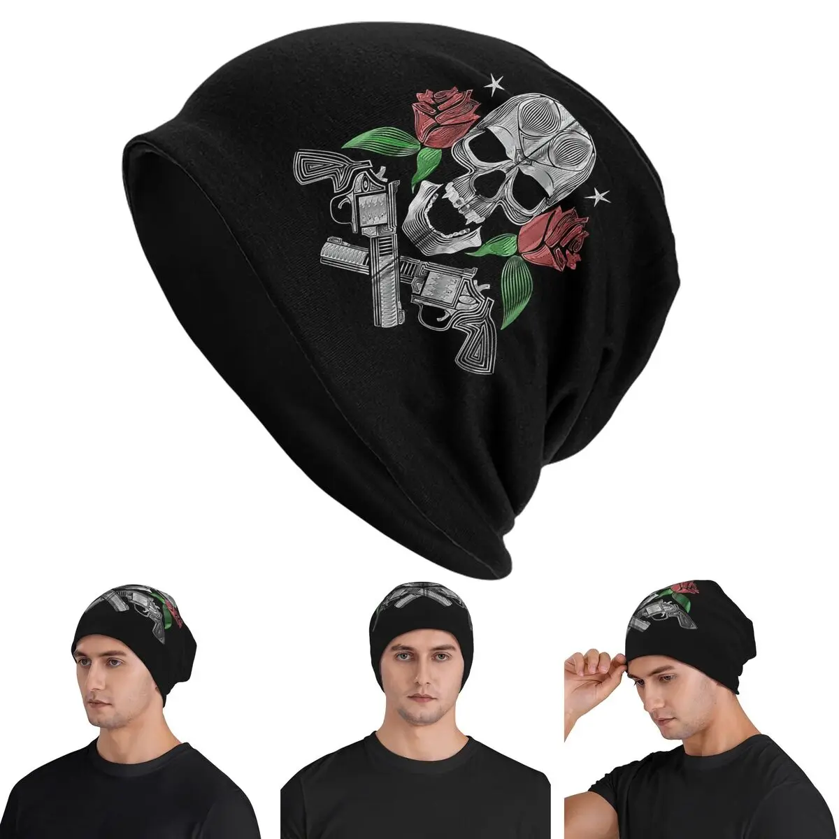 Red Roses With Guns And Skull Design Zip Hoodie Skullies Beanies Hats Warm Autumn Cap Knitted Bonnet Caps for Unisex Adult
Red Roses With Guns And Skull Design Zip Hoodie Skullies Beanies Hats Warm Autumn Cap Knitted Bonnet Caps for Unisex Adult