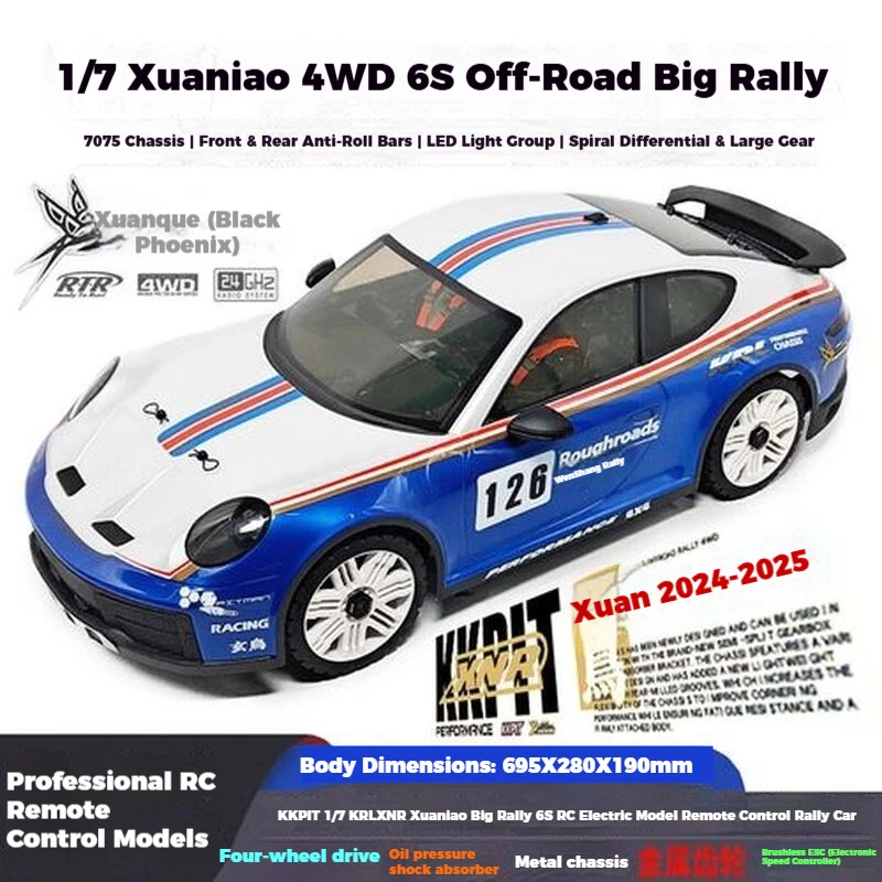 Kkpit Rc Offroad Rally Electric Car 1 7 Scale RTR Big Pull 6S Krl Xnr Xuanniao Remote Control Model Toy For Adult Entertainment
Kkpit Rc Offroad Rally Electric Car 1 7 Scale RTR Big Pull 6S Krl Xnr Xuanniao Remote Control Model Toy For Adult Entertainment