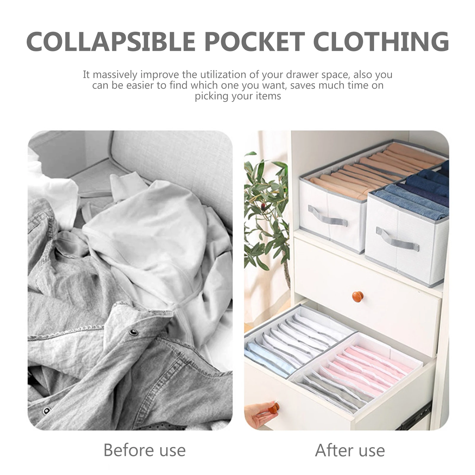3pcs Clothes Storage Box Foldable Wardrobe ganizer Compartment Container Sundry Basket Drawer Shelf Dress Under Bed Closet
3pcs Clothes Storage Box Foldable Wardrobe ganizer Compartment Container Sundry Basket Drawer Shelf Dress Under Bed Closet