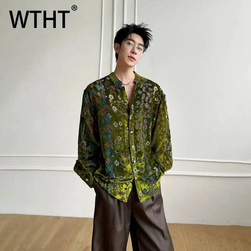 WTHT Vintage 2026 Summer Men's Spliced Sequins High Street Shirts Fashion American Style Stand Collar Tops Nale 2A3074
WTHT Vintage 2026 Summer Men's Spliced Sequins High Street Shirts Fashion American Style Stand Collar Tops Nale 2A3074