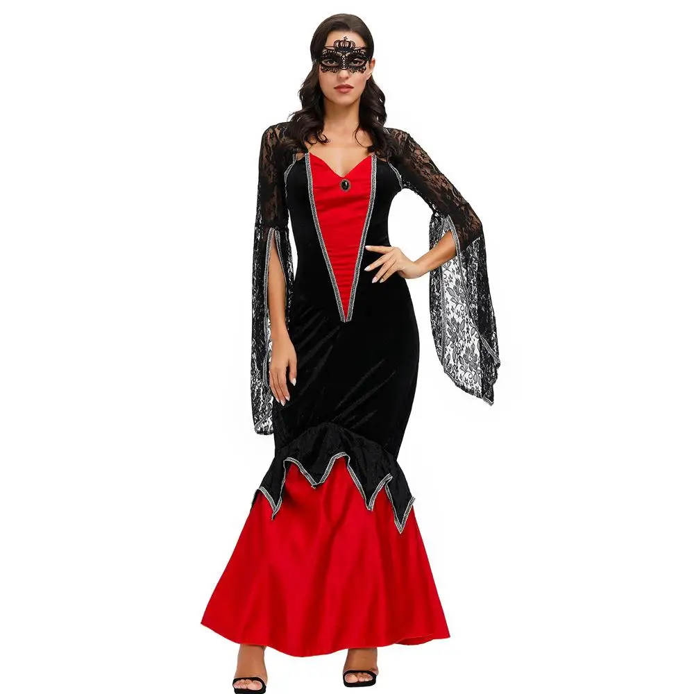 Adult Women's Lace Queen Costume Halloween Outfit Role Play Dance DS Performance Gift Stage Costume Traditional Hanfu
Adult Women's Lace Queen Costume Halloween Outfit Role Play Dance DS Performance Gift Stage Costume Traditional Hanfu