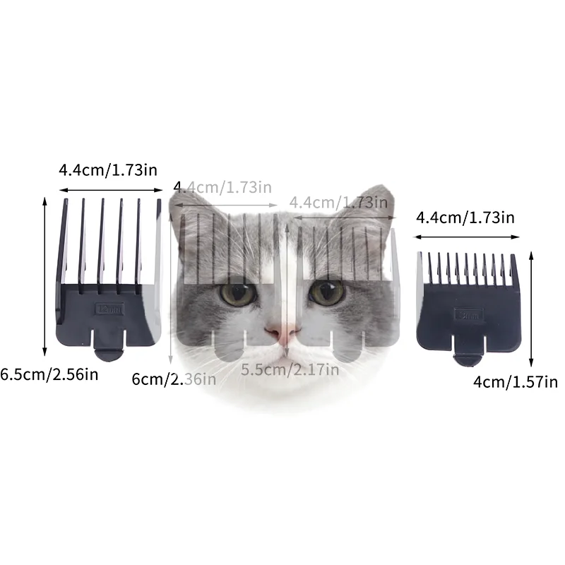 4pcs Universal Cut Clipper Limit Comb Guide Attachment Size Barber Replacement Electric Push Shear Limit Comb
4pcs Universal Cut Clipper Limit Comb Guide Attachment Size Barber Replacement Electric Push Shear Limit Comb
