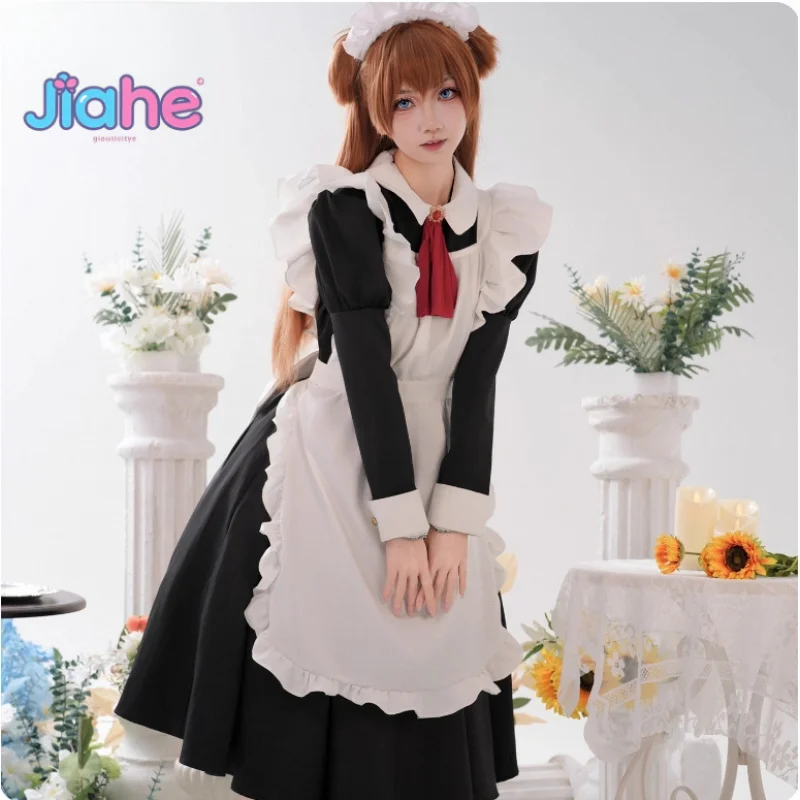 Asuka Langley Soryu Cosplay Costume Anime EVA Female Maid Uniform Headwear Apron Tie Halloween Party Sweet Lolita Dress XS-XL
Asuka Langley Soryu Cosplay Costume Anime EVA Female Maid Uniform Headwear Apron Tie Halloween Party Sweet Lolita Dress XS-XL