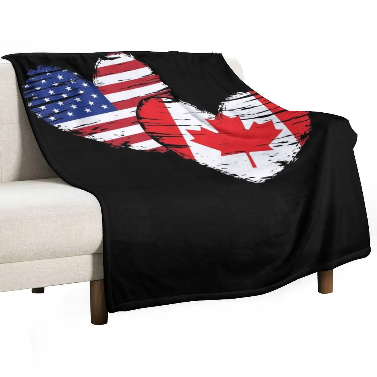 Canadian USA Hearts Canada Throw Blanket Thermal Quilt Moving Flannel Blankets
Canadian USA Hearts Canada Throw Blanket Thermal Quilt Moving Flannel Blankets