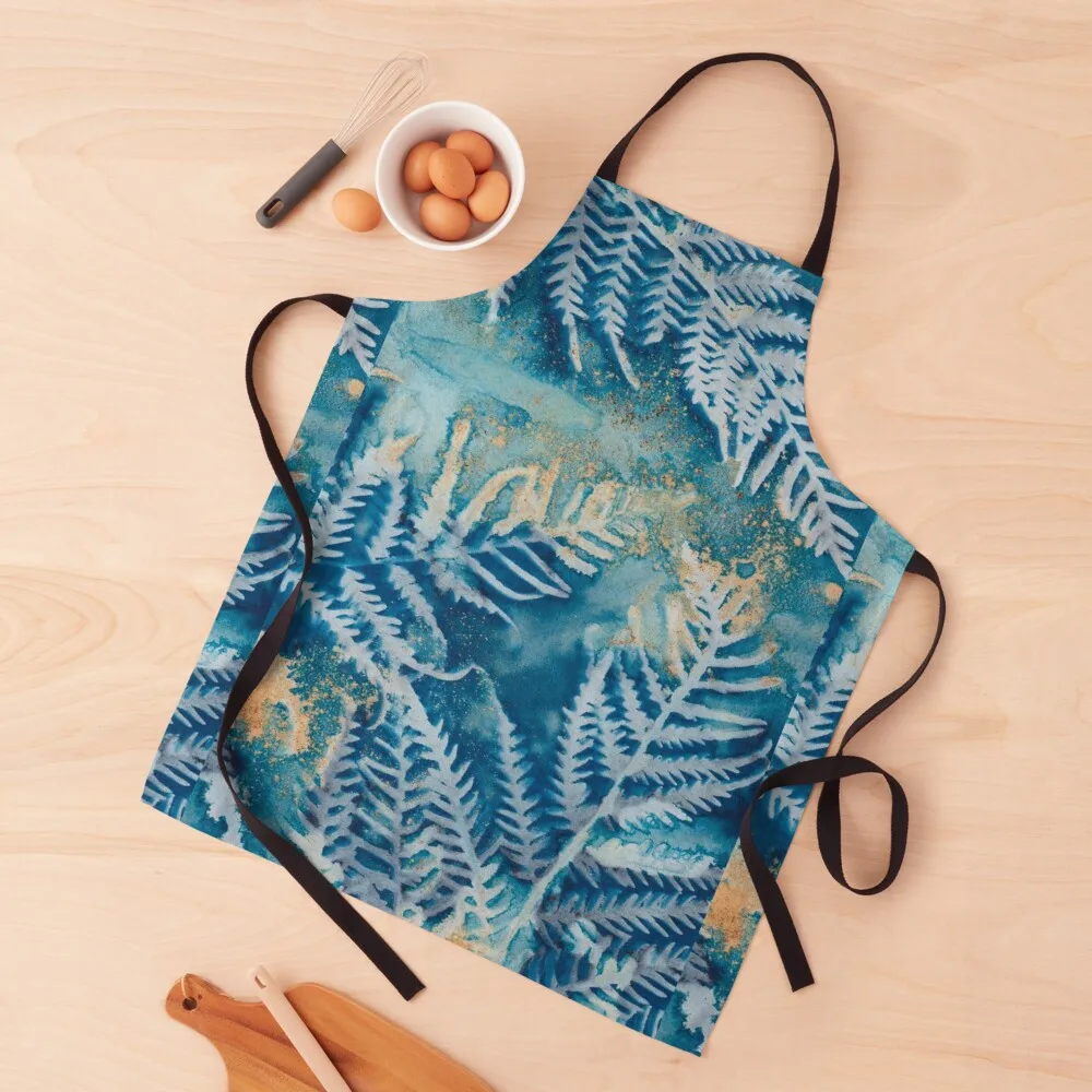 Australian native flora as cyanotype sun-printed art Apron Men kitchen kitchen girl Camping Women's Kitchen Apron
Australian native flora as cyanotype sun-printed art Apron Men kitchen kitchen girl Camping Women's Kitchen Apron