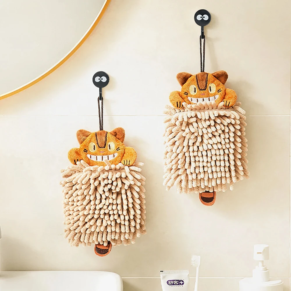 Chenille Hanging Hand Towel Creative Super Absorbent Cloth Kitchen Bathroom Absorbent Towel Cute Cartoon Animal Cat Handkerchief
Chenille Hanging Hand Towel Creative Super Absorbent Cloth Kitchen Bathroom Absorbent Towel Cute Cartoon Animal Cat Handkerchief