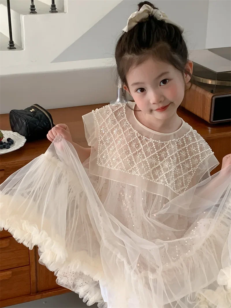 2023 Girls Princess Dress Summer Short Sleeve Mesh Dress Party Birthday Wedding Kids Girl Dresses Children Clothes
2023 Girls Princess Dress Summer Short Sleeve Mesh Dress Party Birthday Wedding Kids Girl Dresses Children Clothes