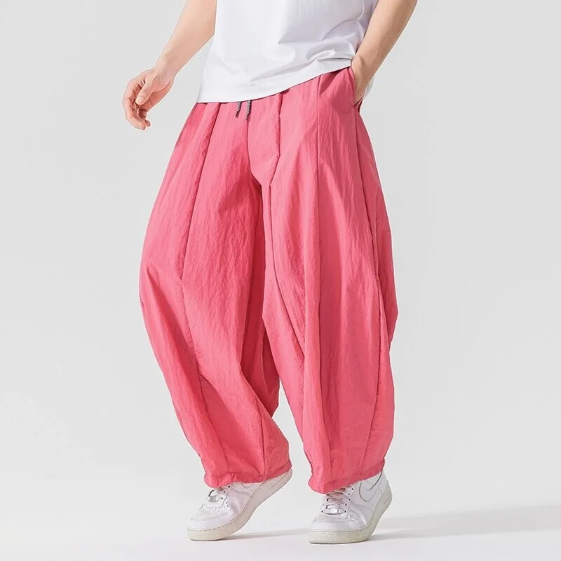 Men Women Summer Thin Wide Leg Loose Straight Pants Japanese American Casual Drawstring Trousers Plus Size
Men Women Summer Thin Wide Leg Loose Straight Pants Japanese American Casual Drawstring Trousers Plus Size