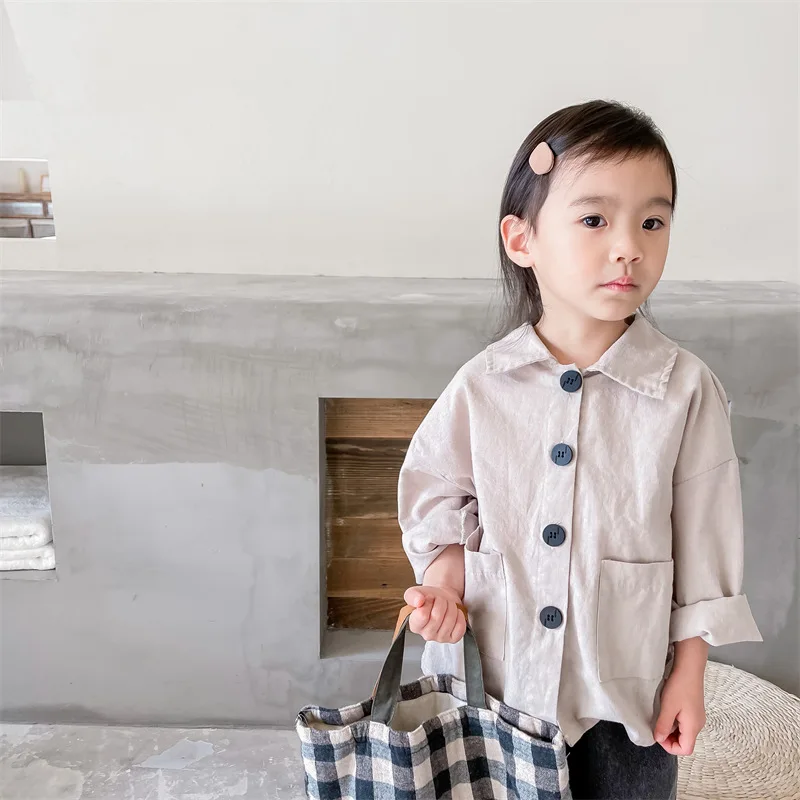 Childrens Top 2026 Spring New Korean Edition Solid Color Shirt Soft and Comfortable, Versatile for Daily Casual Style
Childrens Top 2026 Spring New Korean Edition Solid Color Shirt Soft and Comfortable, Versatile for Daily Casual Style