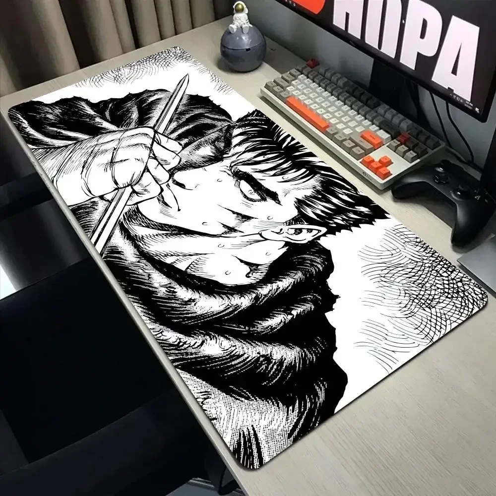 Black White Anime Mouse Pad Guts sword in berserk Gamer Mouse Mat Computer gaming Accessories Keyboard Laptop mouse Desk pad
Black White Anime Mouse Pad Guts sword in berserk Gamer Mouse Mat Computer gaming Accessories Keyboard Laptop mouse Desk pad