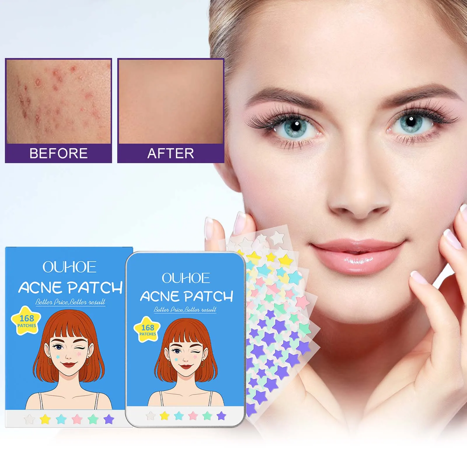 Пластыри от прыщей в форме звезды, нежная прозрачная невидимая крышка от прыщей, выцветание пятен, следы от прыщей, наклейка для заживления прыщей, пластырь от прыщей
Пластыри от прыщей в форме звезды, нежная прозрачная невидимая крышка от прыщей, выцветание пятен, следы от прыщей, наклейка для заживления прыщей, пластырь от прыщей