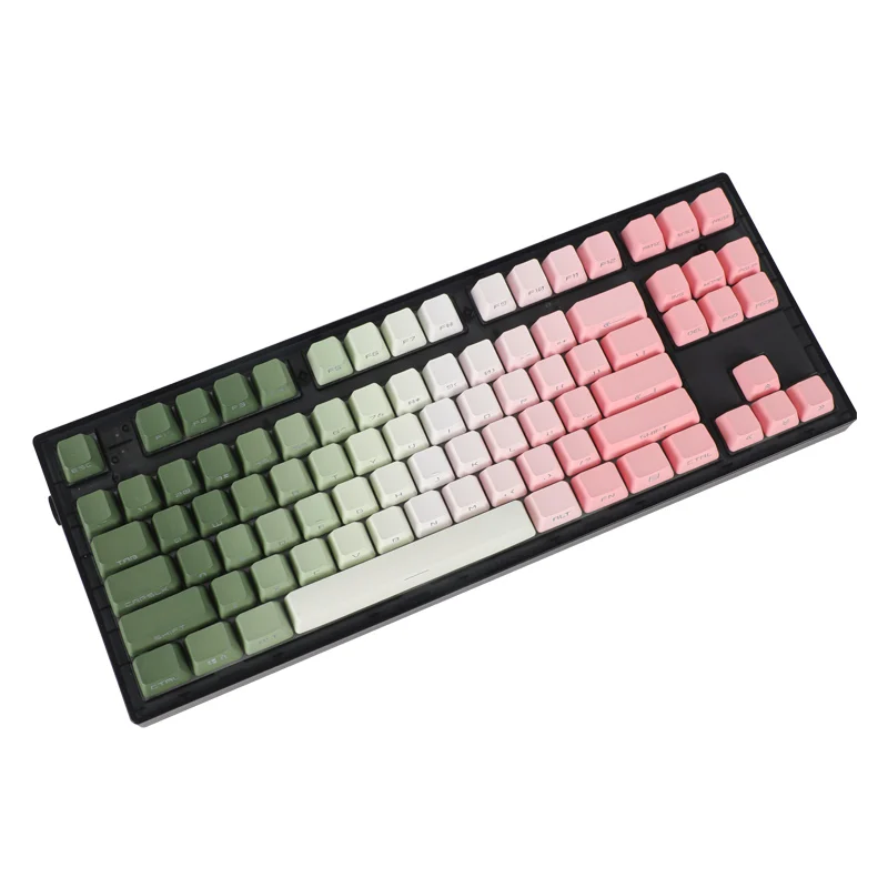 PBT Keycap Spring Color Gradient Side Print OEM Double Shot Backlight Shine Through Mechanical Keyboard AULA F75 GK61 Anne Pro 2
PBT Keycap Spring Color Gradient Side Print OEM Double Shot Backlight Shine Through Mechanical Keyboard AULA F75 GK61 Anne Pro 2