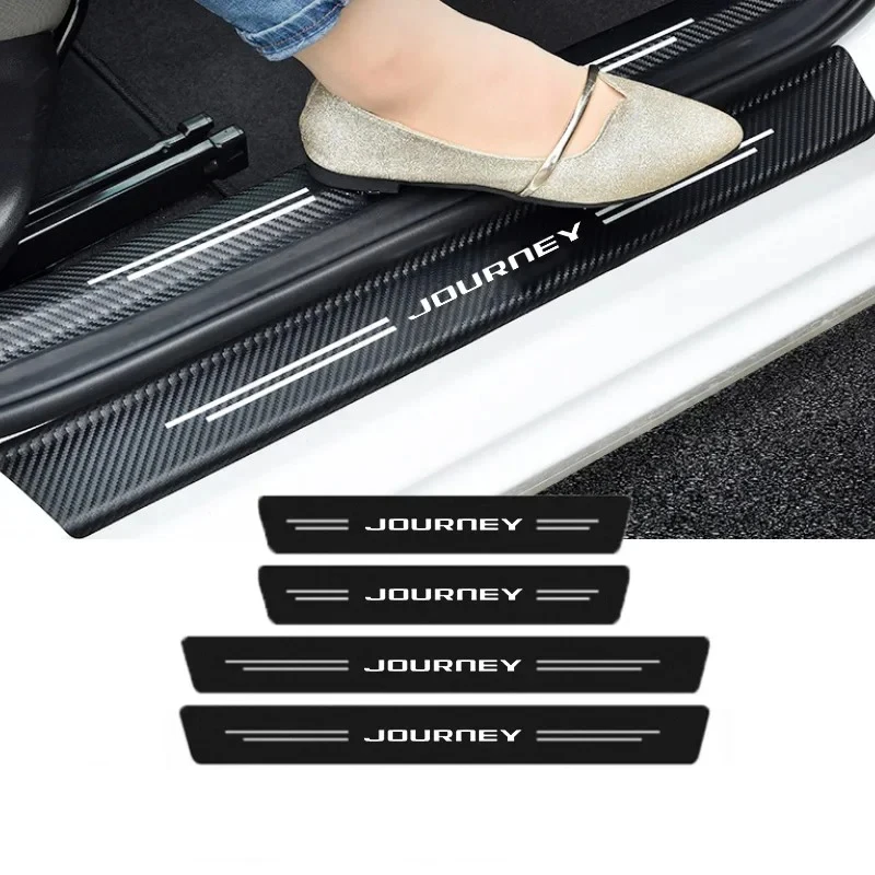 Carbon Fiber Car Door Threshold Sill Scuff Plate Stickers Rear Trunk Anti-scratches Film Decal For Dodge JOURNEY Logo Decoration
Carbon Fiber Car Door Threshold Sill Scuff Plate Stickers Rear Trunk Anti-scratches Film Decal For Dodge JOURNEY Logo Decoration