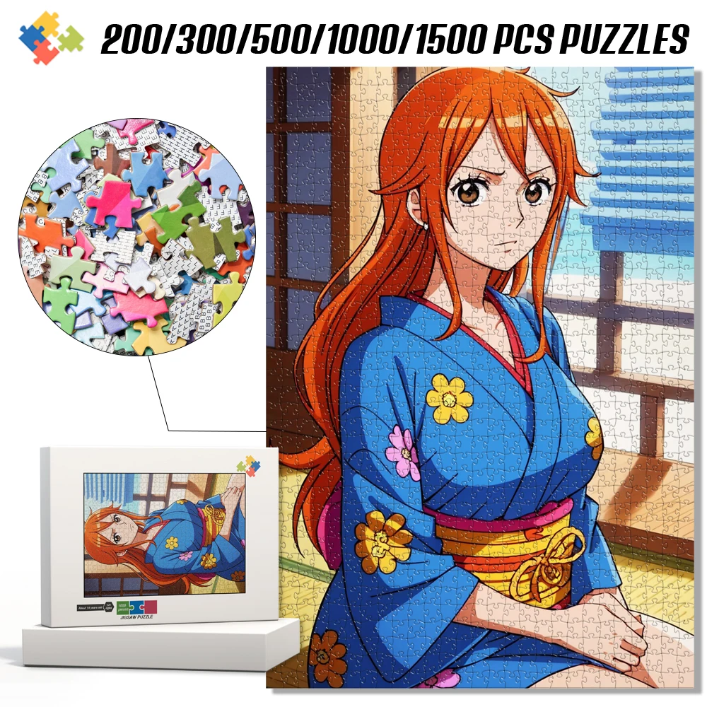 Hot Anime One Piece Nami Jigsaw Puzzle Diy Wall Art Picture Home Room Decor Decompression Entertainment Toy for Adults Kids Gift
Hot Anime One Piece Nami Jigsaw Puzzle Diy Wall Art Picture Home Room Decor Decompression Entertainment Toy for Adults Kids Gift