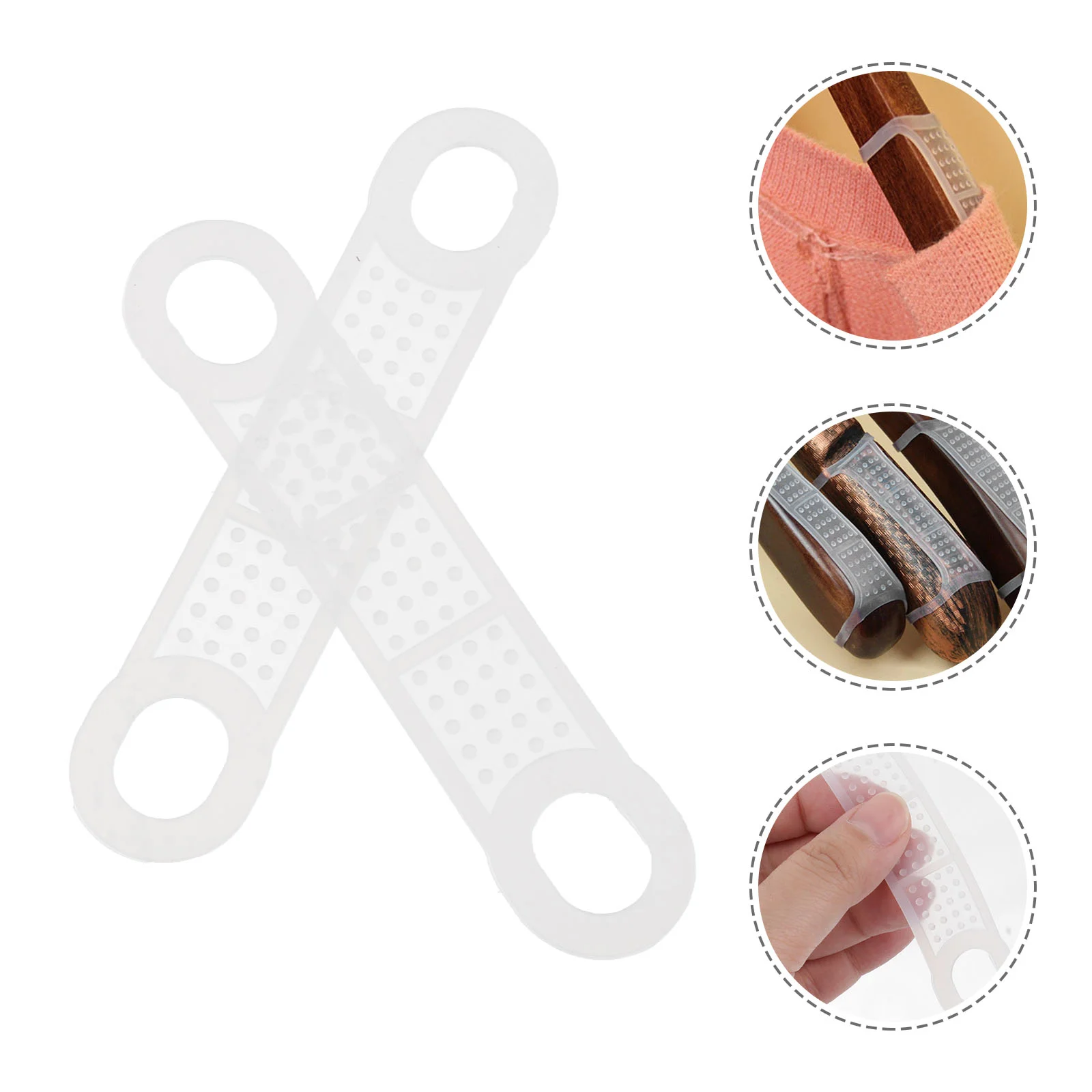 50 Pcs Clear Tape Closet Accessories Hanging Antiskid Hanger Grip Strips Silicone
50 Pcs Clear Tape Closet Accessories Hanging Antiskid Hanger Grip Strips Silicone