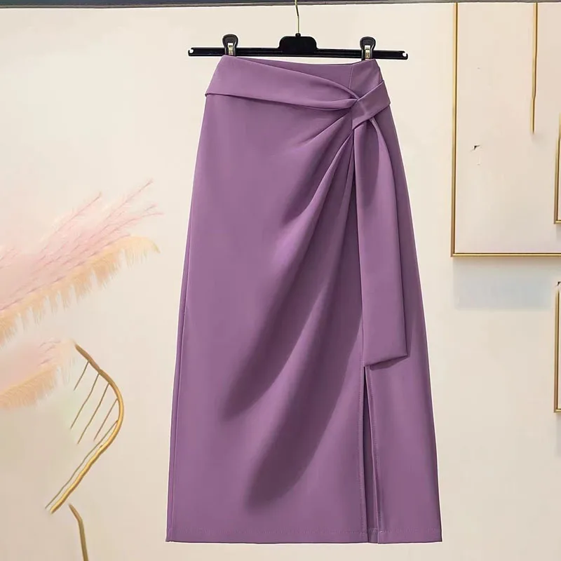 A-line Midi Skirt All Matching Legant Spring and Summer New Women's Clothing Look Slim, High Waist, Split Mid Length Skirt
A-line Midi Skirt All Matching Legant Spring and Summer New Women's Clothing Look Slim, High Waist, Split Mid Length Skirt