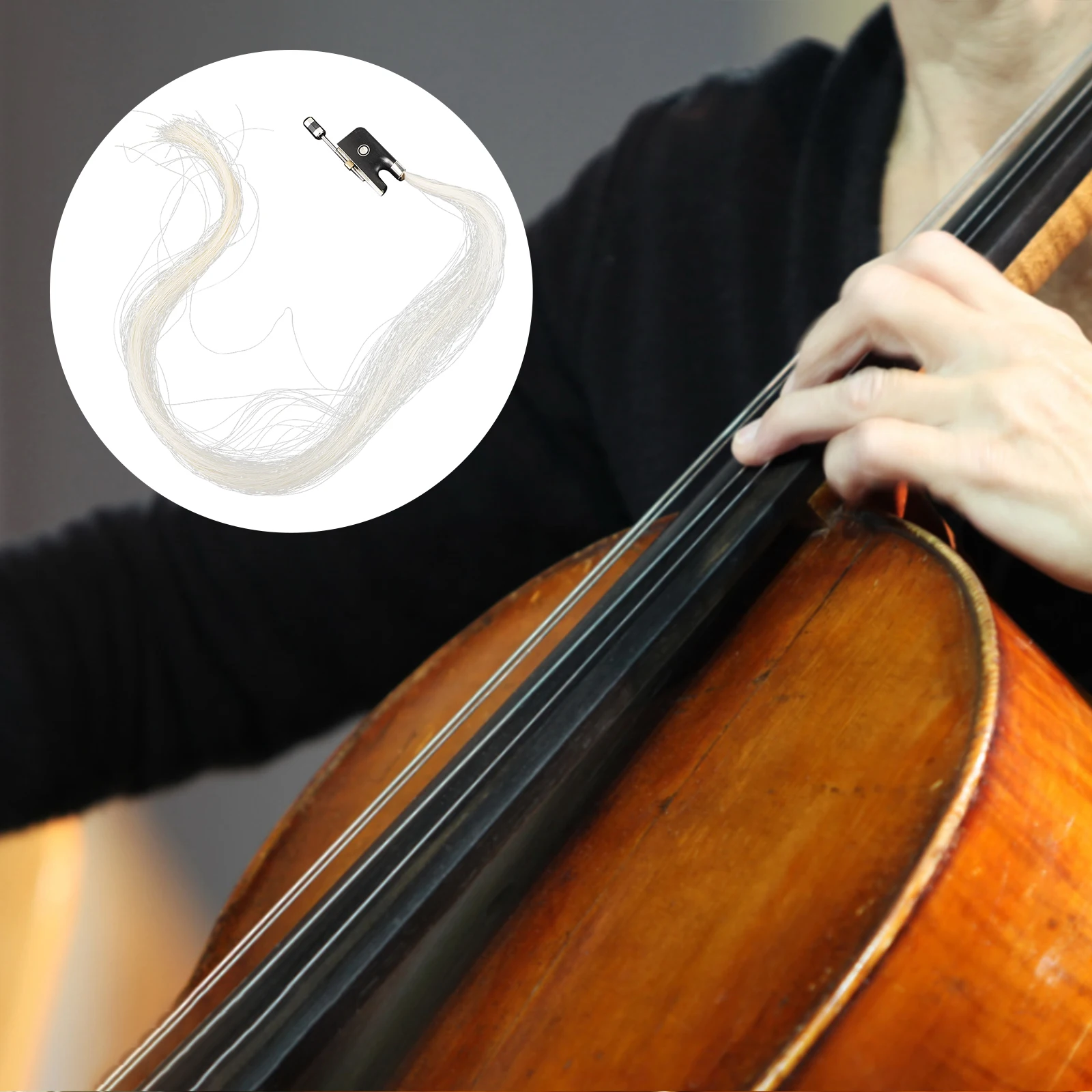 Cello Bow Hair Replacement Durable Horse Hair For Violin Bow Accessories Natural Components Fits Most Bows Instrument Supplies
Cello Bow Hair Replacement Durable Horse Hair For Violin Bow Accessories Natural Components Fits Most Bows Instrument Supplies