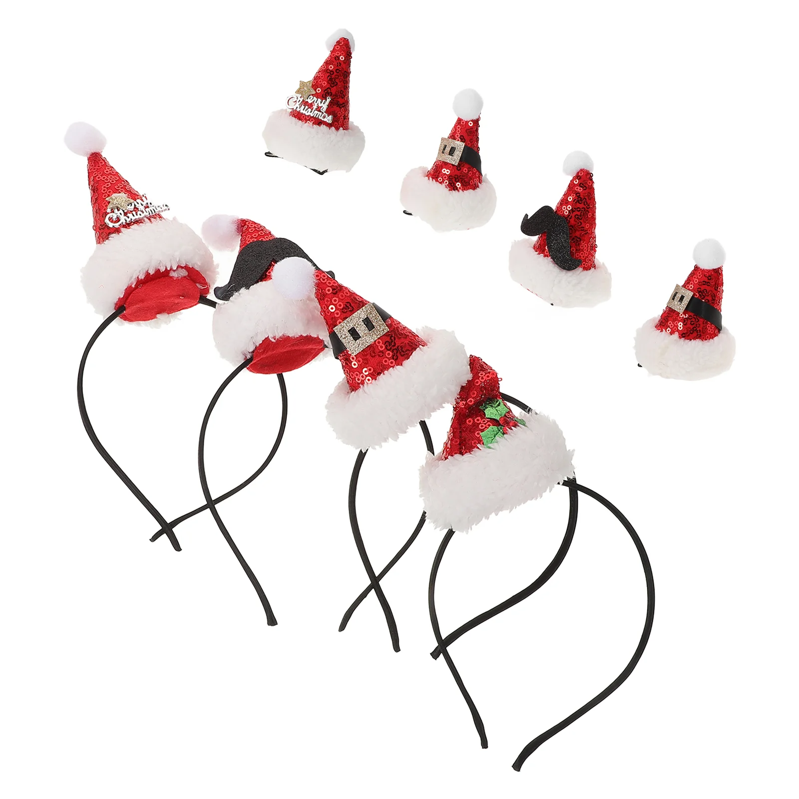8 Pcs Christmas Headband Hair Hoops Adults Children Xmas Hat Clips Party Decor Hairpin Headdress Hats for Kids
8 Pcs Christmas Headband Hair Hoops Adults Children Xmas Hat Clips Party Decor Hairpin Headdress Hats for Kids