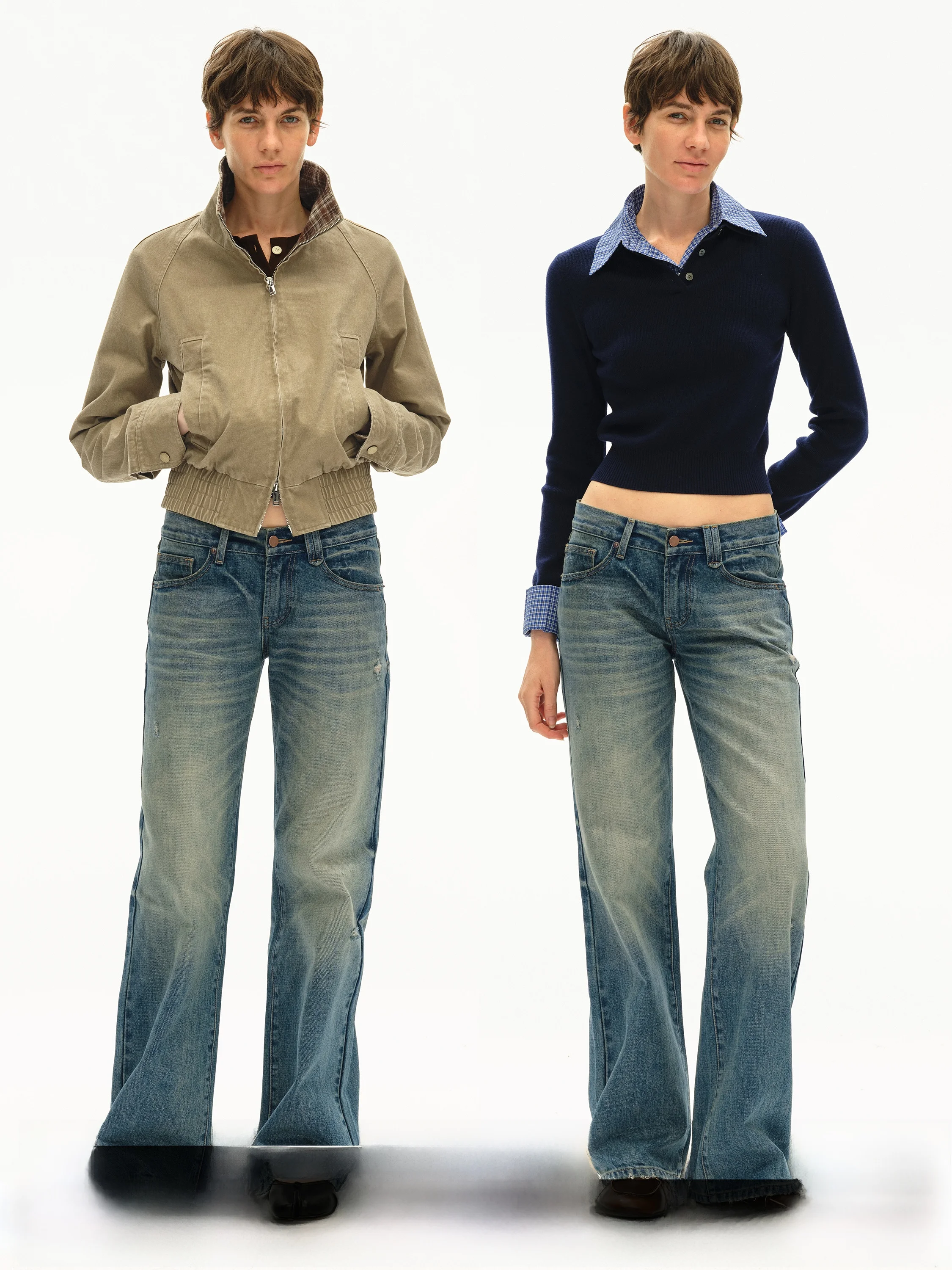 SMIIILE винтажные прямые джинсы с низкой талией, женские весенне-осенние синие джинсовые брюки с низкой посадкой
SMIIILE винтажные прямые джинсы с низкой талией, женские весенне-осенние синие джинсовые брюки с низкой посадкой