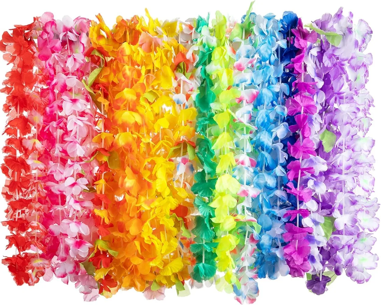 Bulk Hawaiian Leis – 36 Tropical Flower Necklaces for Luau Parties, Beach Birthdays & Hawaii Decor (3 Dozen)
Bulk Hawaiian Leis – 36 Tropical Flower Necklaces for Luau Parties, Beach Birthdays & Hawaii Decor (3 Dozen)