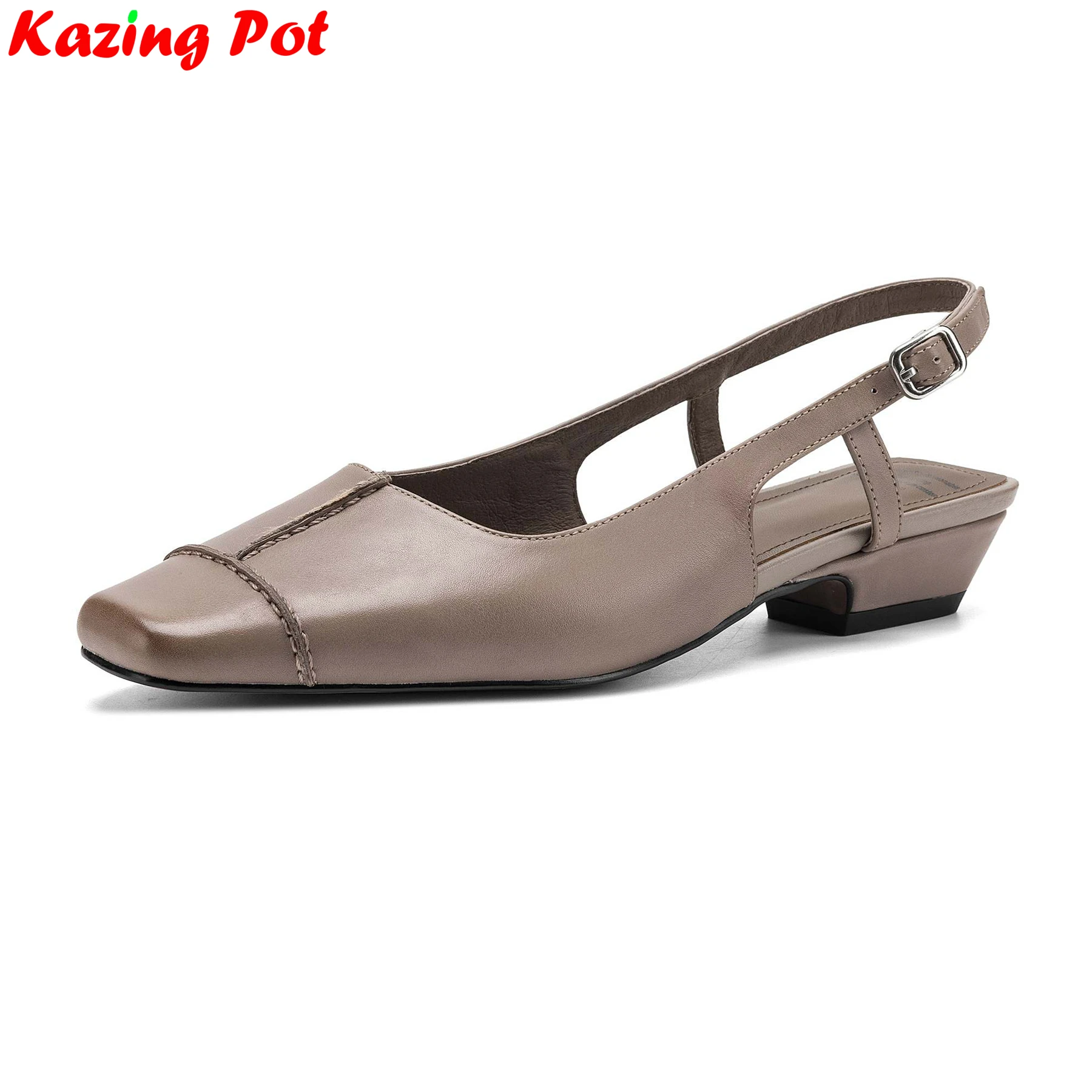 Krazing Pot 2026 Cow Leather Square Toe Low Heels Summer Autumn Shoes Shallow Retro Dating Party Modern Office Lady Women Pumps
Krazing Pot 2026 Cow Leather Square Toe Low Heels Summer Autumn Shoes Shallow Retro Dating Party Modern Office Lady Women Pumps