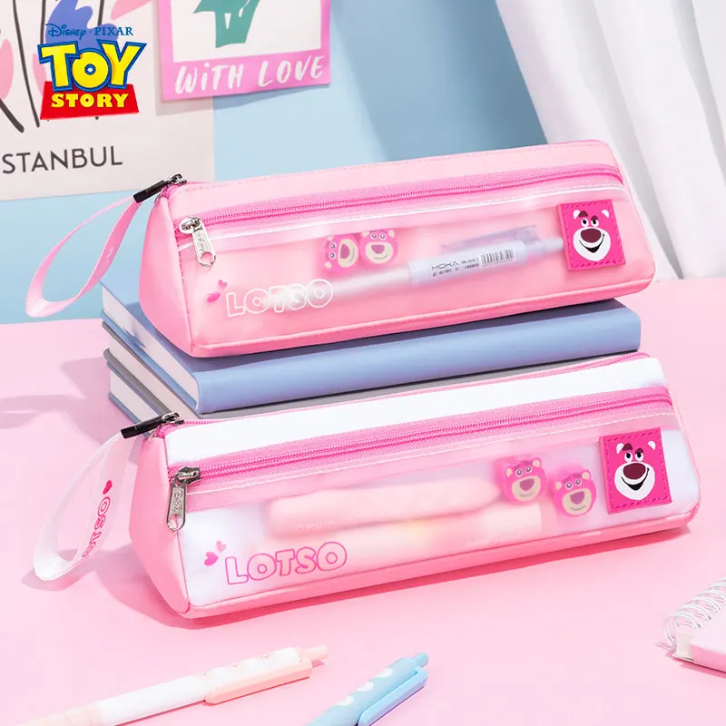 Disney Strawberry Bearstylish Cute Pencil Bag Large Capacity Double Layer Minimalist Pencil Case Elementary School Middle Gift
Disney Strawberry Bearstylish Cute Pencil Bag Large Capacity Double Layer Minimalist Pencil Case Elementary School Middle Gift