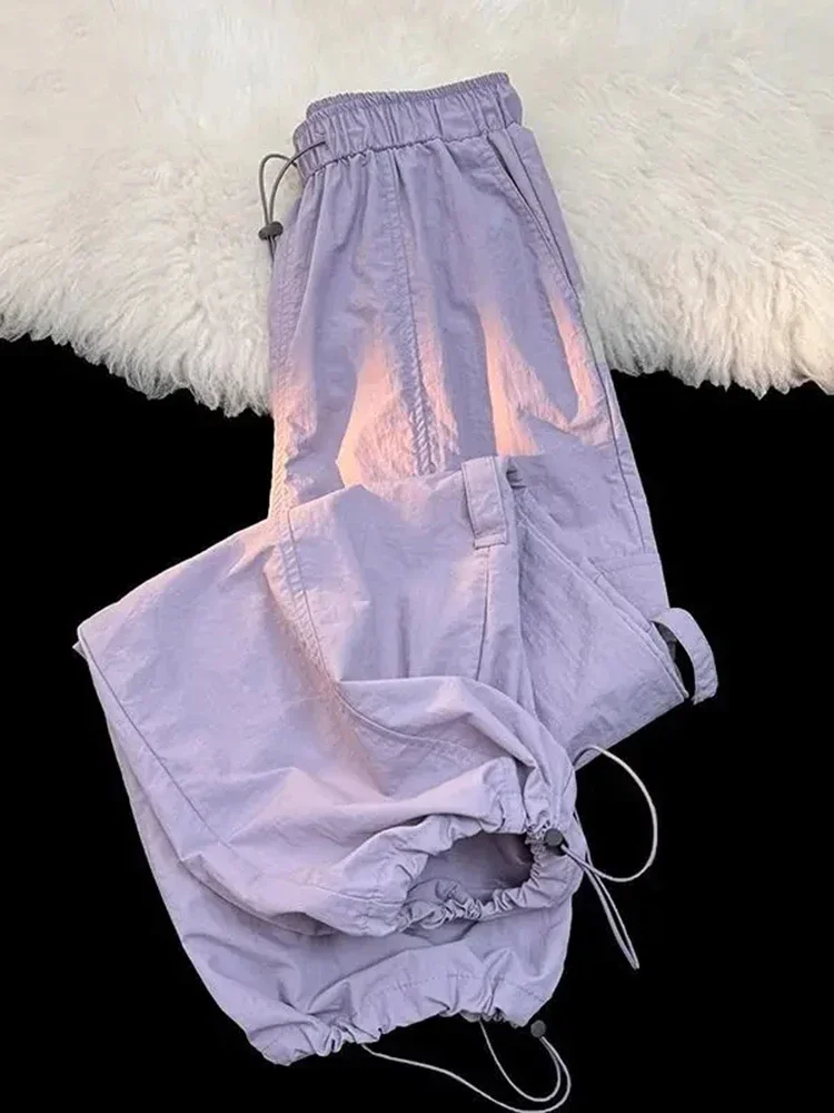 Летние брюки Y2k 2024, женская одежда, брюки с высокой талией и завязками, модные широкие брюки, повседневные прямые тонкие брюки Femme
Летние брюки Y2k 2024, женская одежда, брюки с высокой талией и завязками, модные широкие брюки, повседневные прямые тонкие брюки Femme