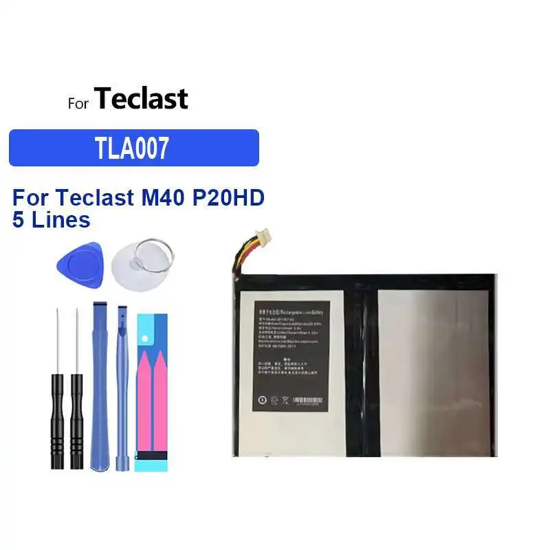 Laptop Battery TLA007 6000Mah Stable Reliable Power Supply For Teclast M40 P20HD 5 Lines
Laptop Battery TLA007 6000Mah Stable Reliable Power Supply For Teclast M40 P20HD 5 Lines