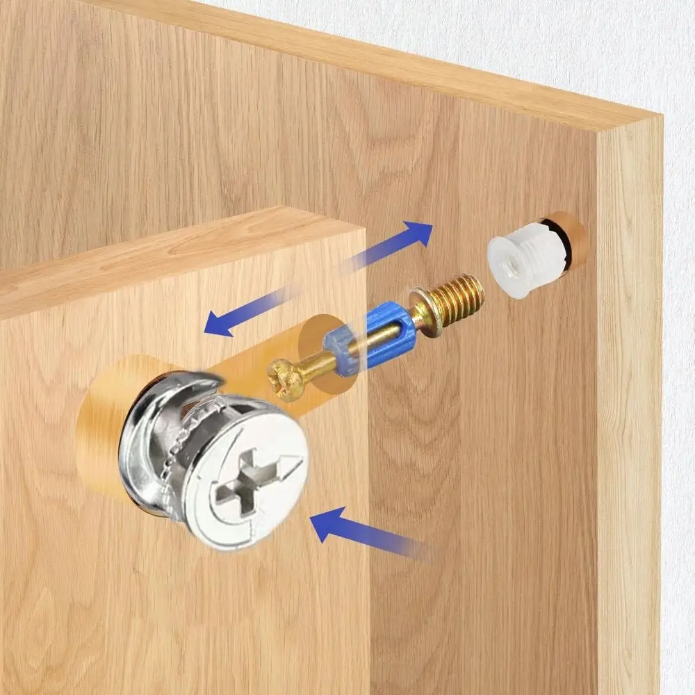 Connection Screw 3 in 1 Furniture Screw Assembly Kit Reinforced Connector Mini Sturdy Cam Lock Nut Wardrobe Splicing
Connection Screw 3 in 1 Furniture Screw Assembly Kit Reinforced Connector Mini Sturdy Cam Lock Nut Wardrobe Splicing